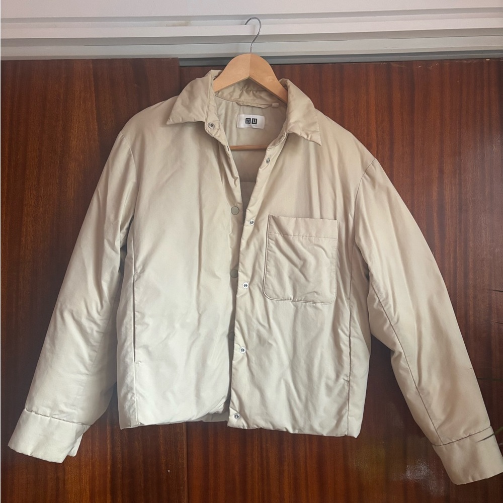 Uniqlo x Lemaire Cream puffy jacket